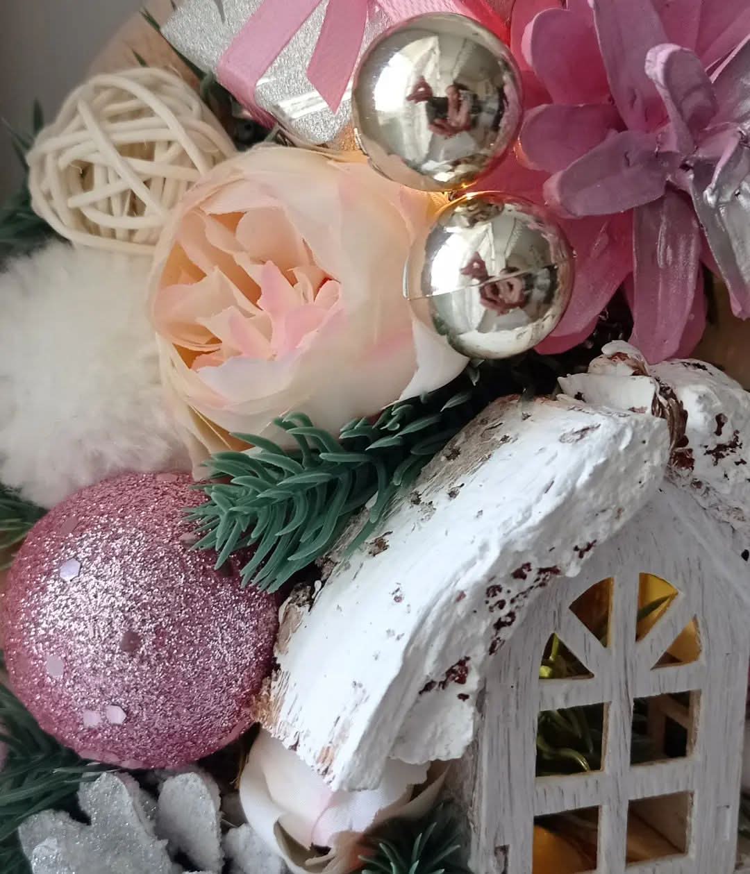 Luxury Christmas Decoration Garland with LED 55CM