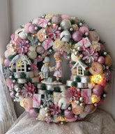 Luxury Christmas Decoration Garland with LED 55CM