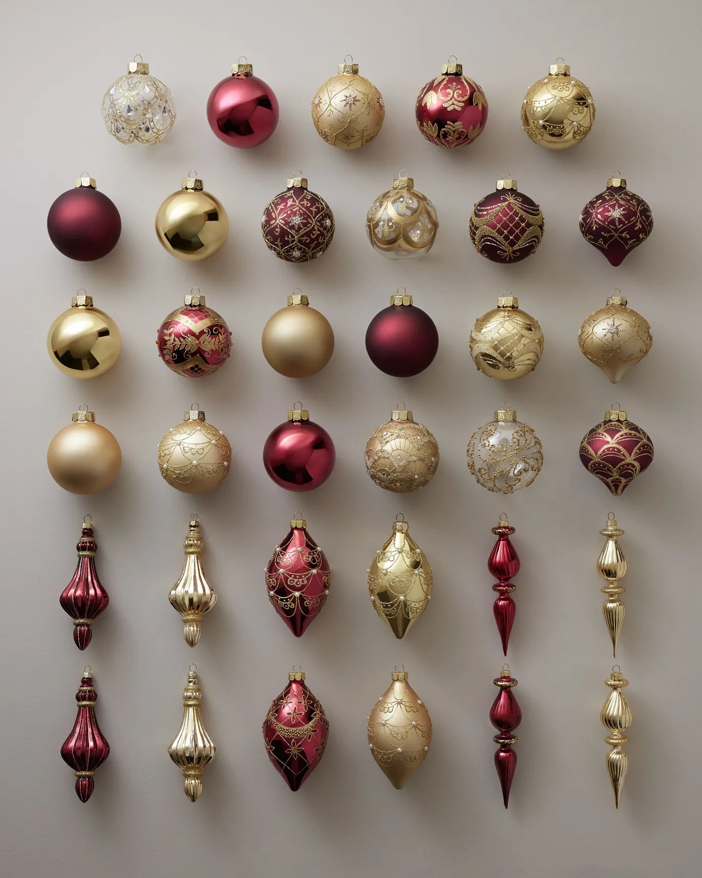 Gilded Glory Ornament Collection