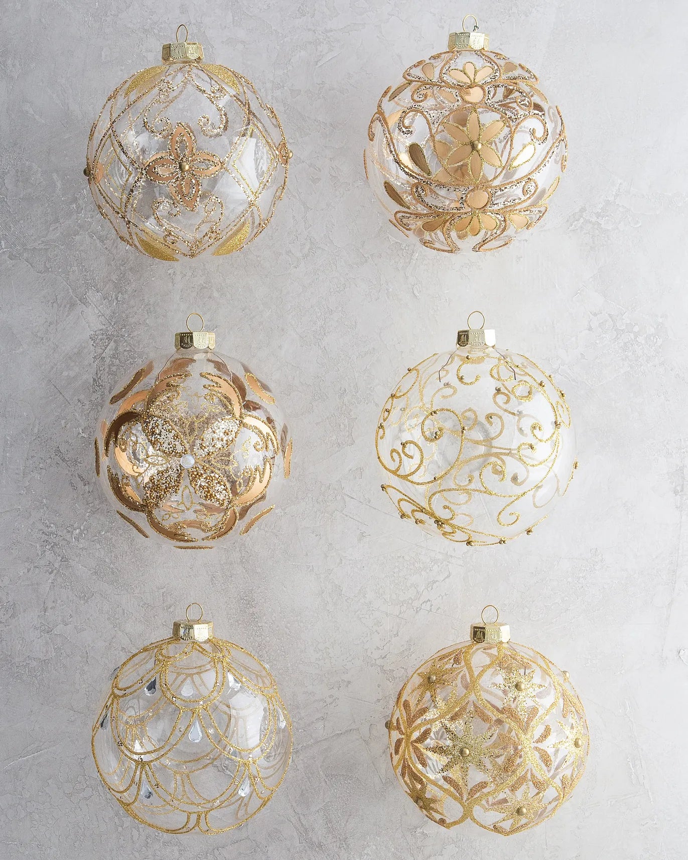 Gilded Glory Ornament Collection