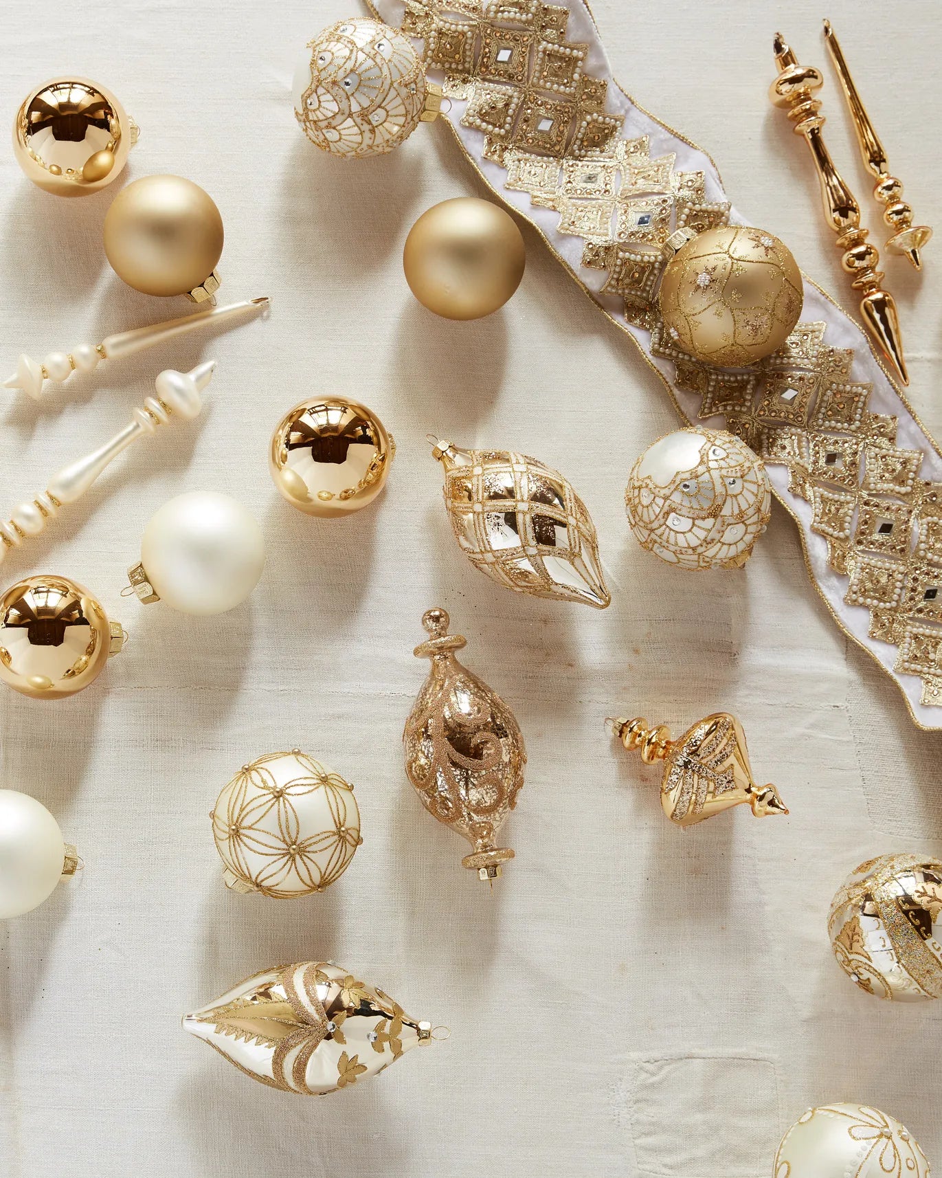 Gilded Glory Ornament Collection