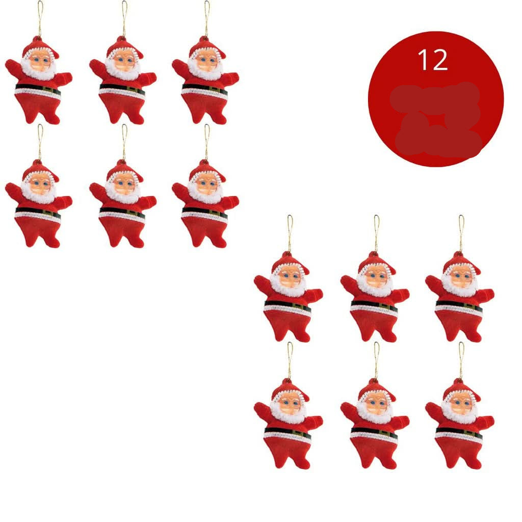 Kit 77 Christmas Tree Decoration Ornaments LED Flashing Balls