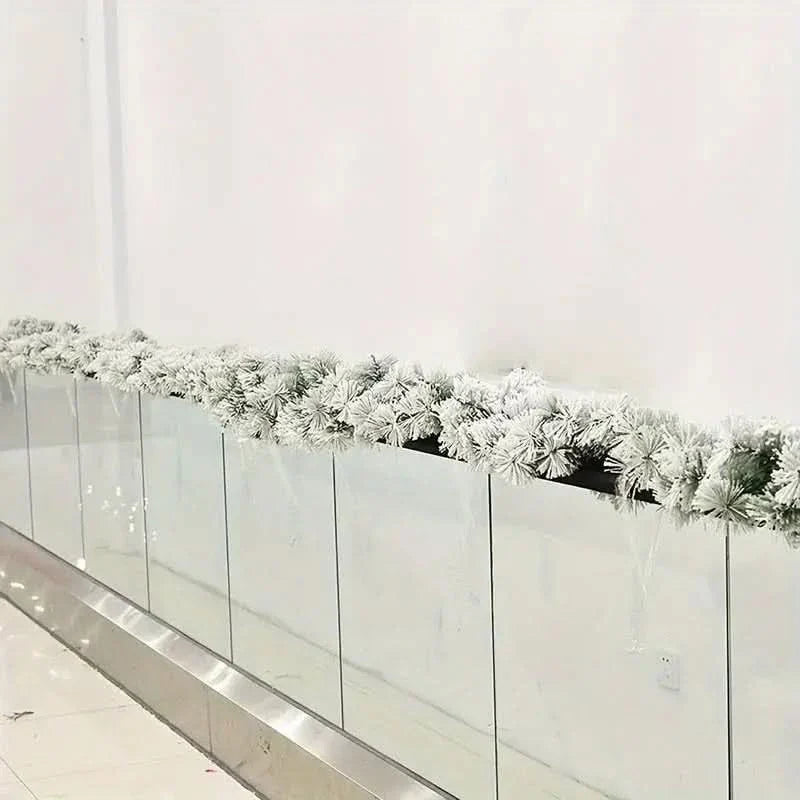 Super Realistic Snowy Christmas Garland
