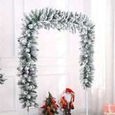 Super Realistic Snowy Christmas Garland