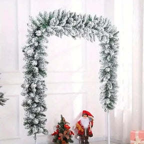 Super Realistic Snowy Christmas Garland