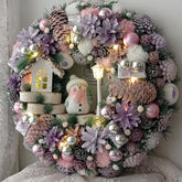 Luxury Christmas Decoration Garland with LED 55CM