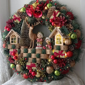 Luxury Christmas Decoration Garland with LED 65CM