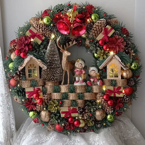 Luxury Christmas Decoration Garland with LED 65CM