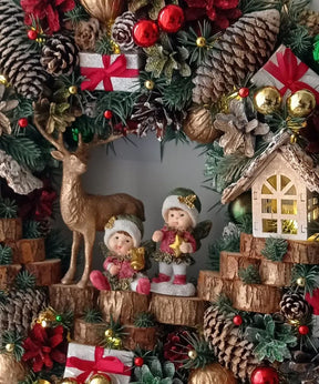 Luxury Christmas Decoration Garland with LED 65CM