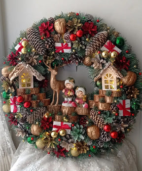 Luxury Christmas Decoration Garland with LED 65CM