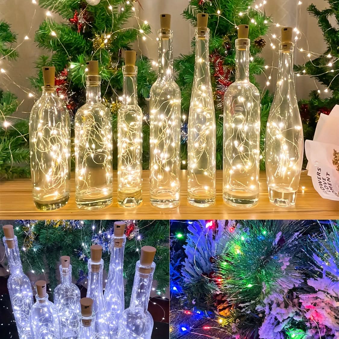 Christmas LED Bottle Lights