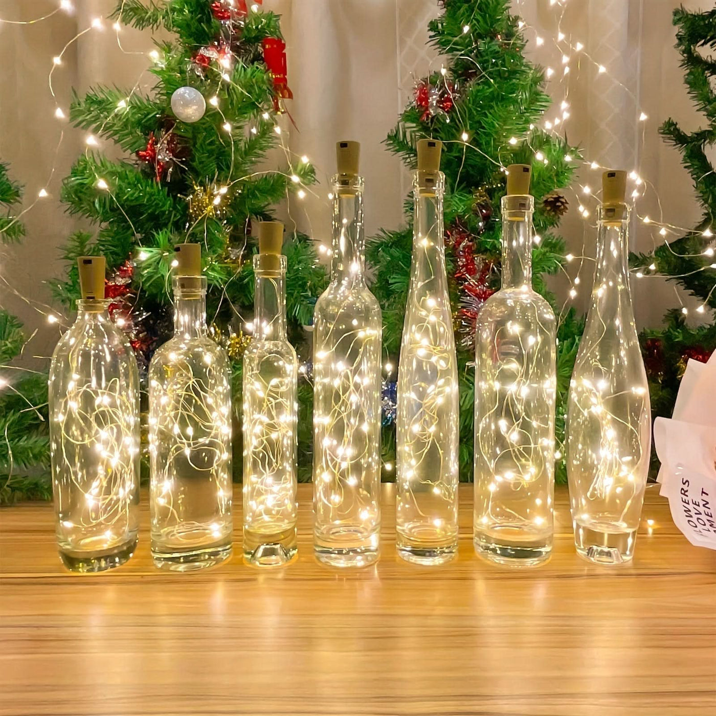Christmas LED Bottle Lights