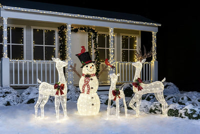 Illuminated Reindeer with LED Lights – 1.52m Tall