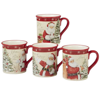 Holiday Wishes Christmas Dinnerware Set – 16 Pieces