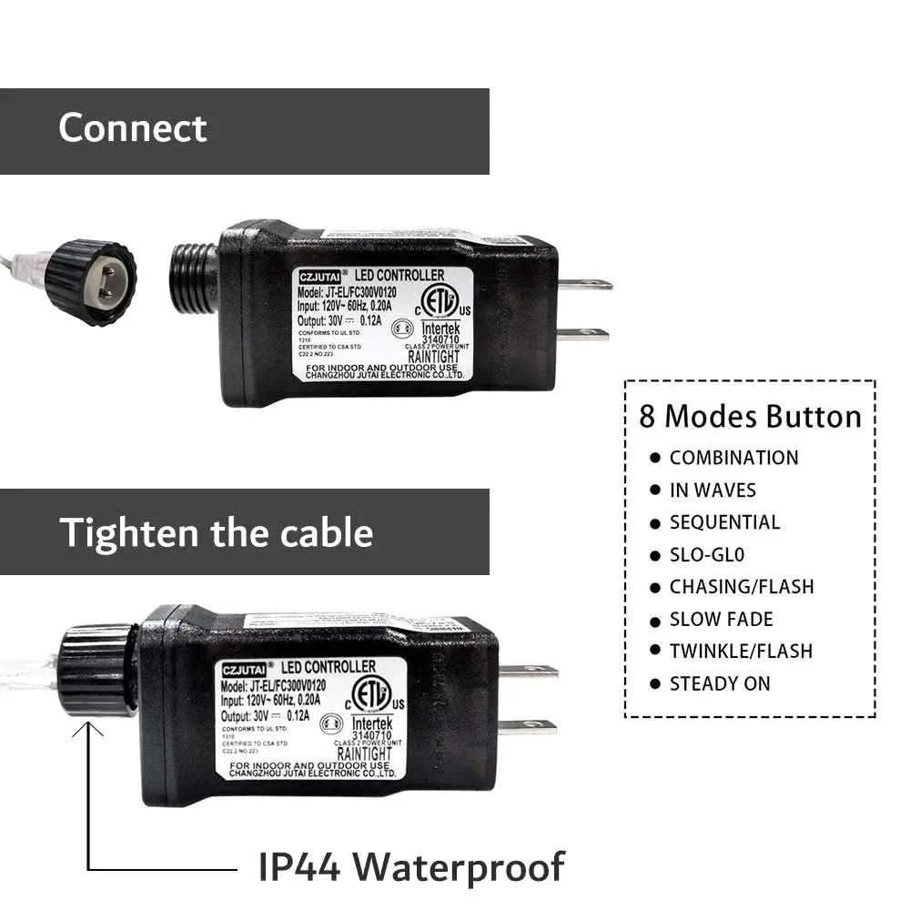IP65 Christmas Fairy Lights - Charm and Magic in 50m