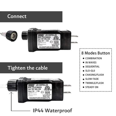 IP65 Christmas Fairy Lights - Charm and Magic in 50m