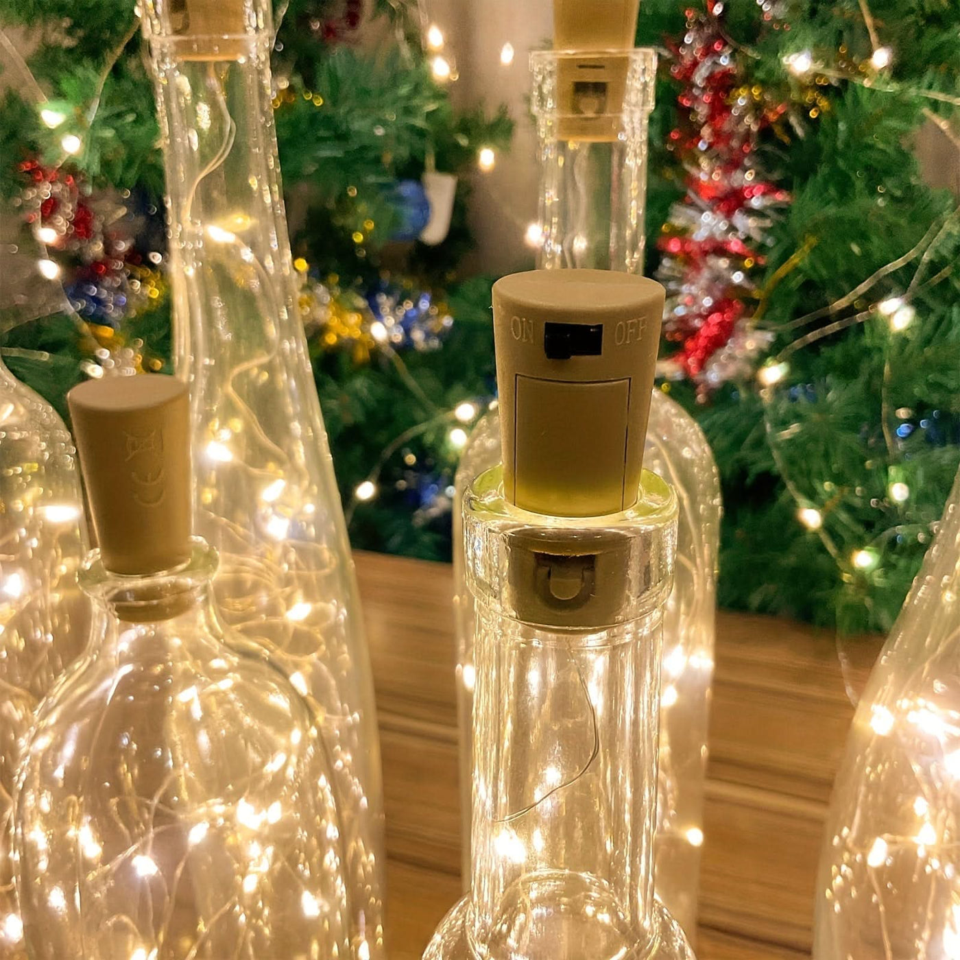 Christmas LED Bottle Lights