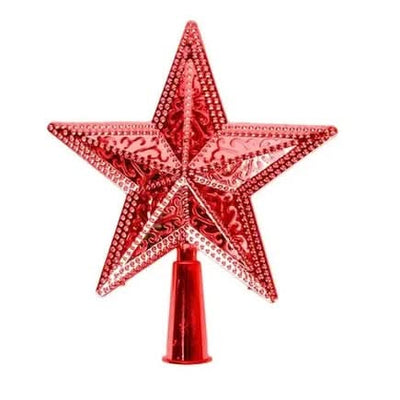 Hollow Star Tip for Metallic Christmas Tree 20cm