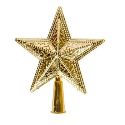 Hollow Star Tip for Metallic Christmas Tree 20cm
